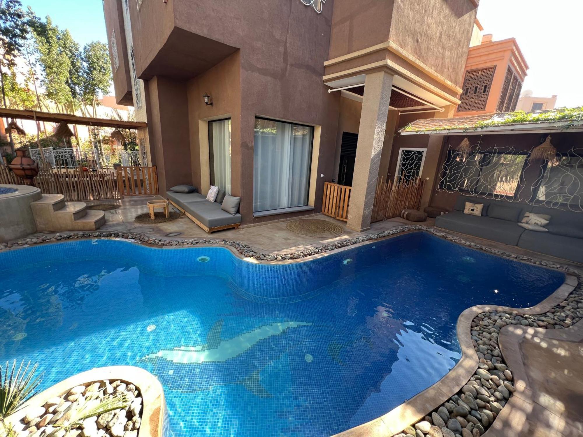 Luxury Villa With Private Pool In Marrakech Marrakesch Exterior foto